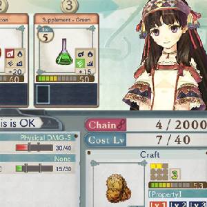 Atelier Shallie Alchemists of the Dusk Sea DX Selecionando Habilidades