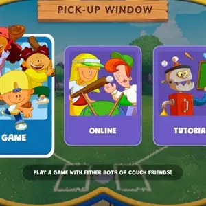 Backyard Baseball - Janela de recolha