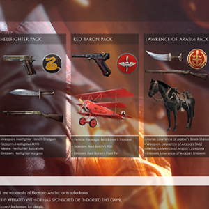 Battlefield 1 Deluxe Edition Upgrade DLC - Conteúdos