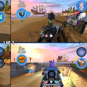 Beach Buggy Racing 2 Island Adventure - Tela Dividida