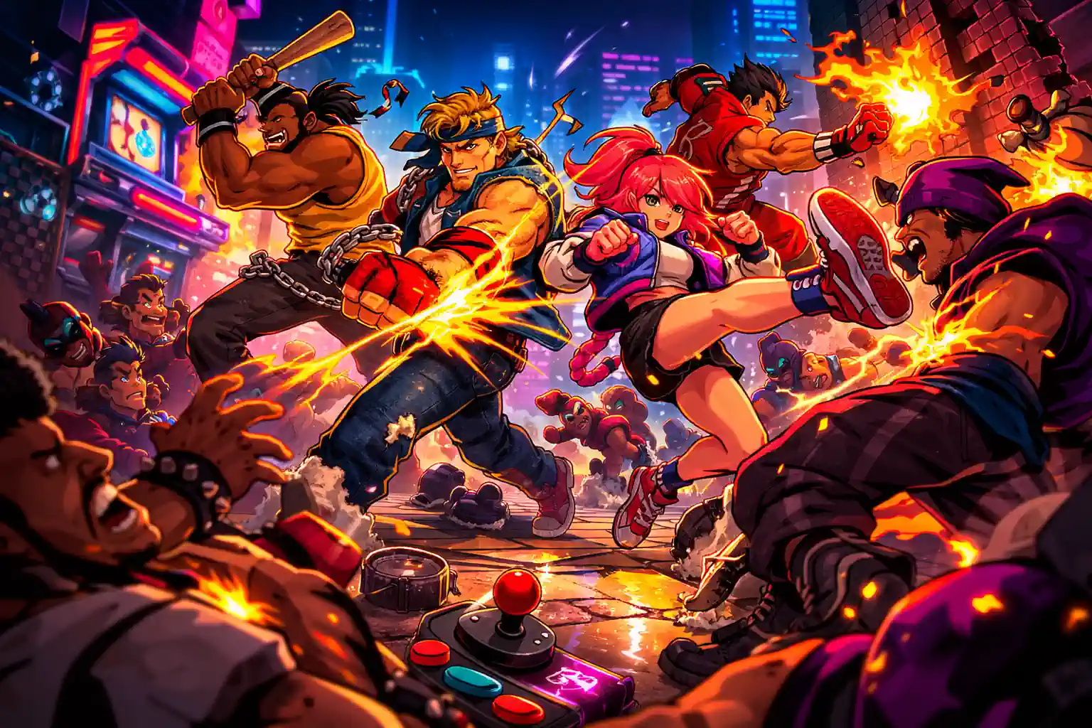 Os Melhores Beat ’em Up Retrô para Jogar em Coop
