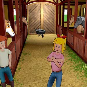 Bibi & Tina at the horse farm