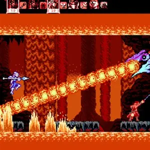 Bloodstained Curse of the Moon 2 - Flamethrower