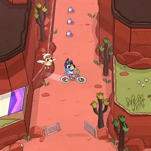 Bluey’s Quest for the Gold Pen - Fase da Bicicleta