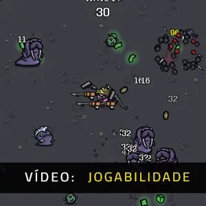 Brotato Abyssal Terrors - Vídeo de Jogabilidade