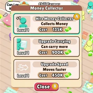 Buffet Boss - Coletor de Dinheiro