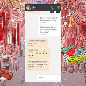 trying to find her way to Europe