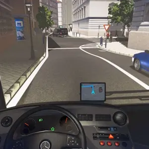Bus Simulator 16 - Visão do Motorista