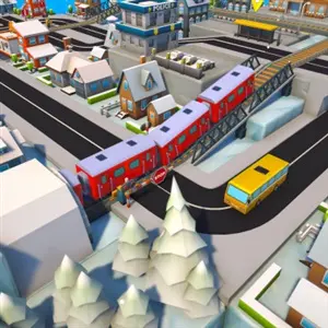 Busway Islands Puzzle - Trem