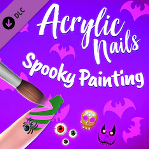 Acrylic Nails! Spooky Painting Playstation 4
