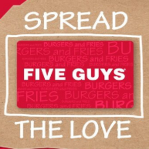 Vale Presente Five Guys Gift Card Compare os preços
