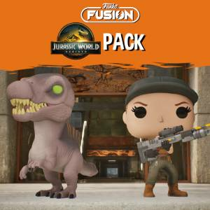 Funko Fusion Jurassic World Rebirth Pack 1 Zora Bennett and Spinosaurus Playstation 5