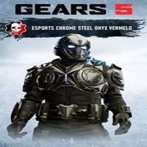 Gears 5 Esports Chrome Steel Onyx Vermelo