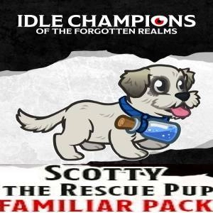Idle Champions Scotty the Rescue Pup Familiar Pack Pc