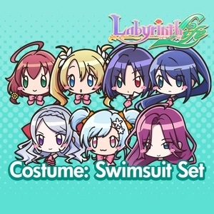 Labyrinth Life Maiden Costume Swimsuit Set of 7 Playstation 4