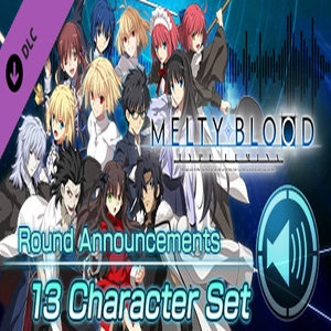 MELTY BLOOD TYPE LUMINA Round Announcements 13 Character Set Pc