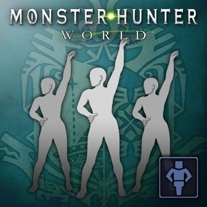 MONSTER HUNTER WORLD Gesture Feverish Dance Playstation 4