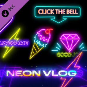 Movavi Video Editor 2024 Neon Vlog Pack Pc