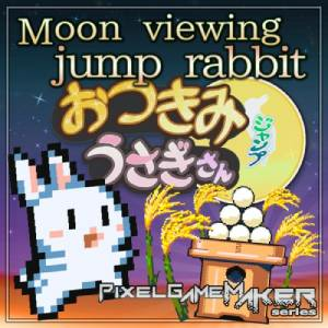 Pixel Game Maker Series Moon Viewing Jump Rabbit Switch