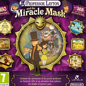 Comprar código download Professor Layton and the Miracle Mask Nintendo 3DS Comparar Preços