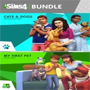 The Sims 4 Cats and Dogs Plus My First Pet Stuff Bundle Playstation 4