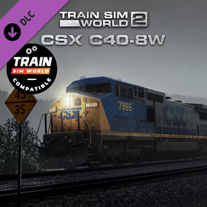 Train Sim World 4 Compatible CSX C40-8W Playstation 5