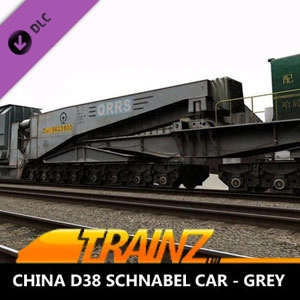 Trainz 2022 China D38 Schnabel Car-Gray