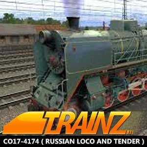 Trainz A New Era CO17-4174 Russian Loco and Tender Pc
