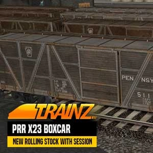 Trainz A New Era PRR X23 Boxcar Pc