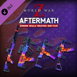 World War Z Aftermath Burning Skulls Weapons Skin Pack Playstation 4