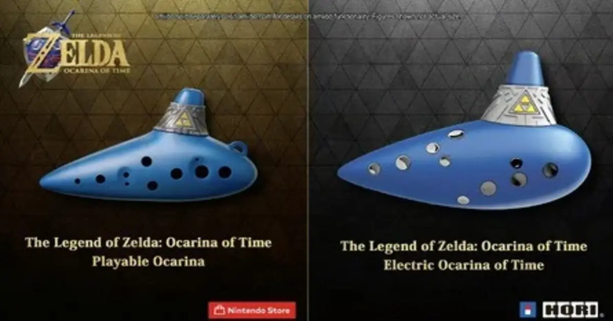 A Nintendo está a vender uma verdadeira Ocarina de Zelda