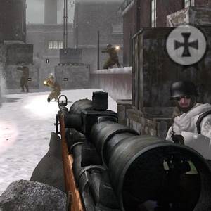 Call of Duty 2 - The player holding a scoped K98K