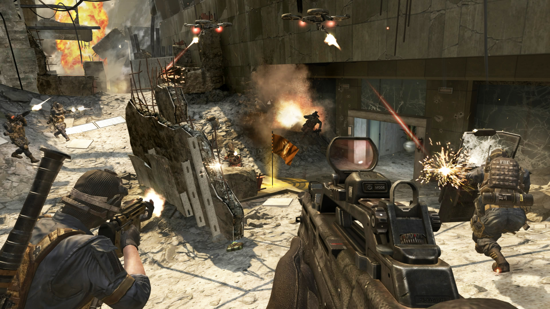 Contexto multiplayer e zombies de Call of Duty Black Ops II