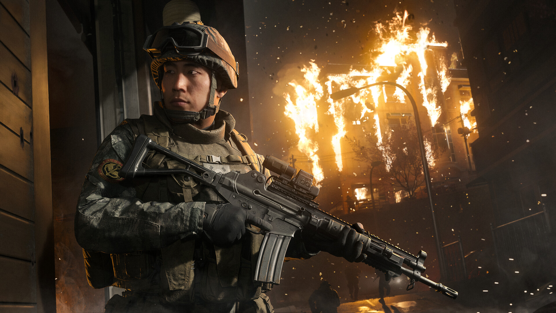 Imagem de combate tático em Call of Duty Modern Warfare 4