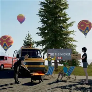 Caravanners: Co-op Open World Camping - Balão de ar quente