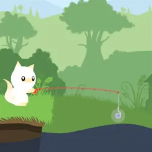 Cat Goes Fishing - Gato