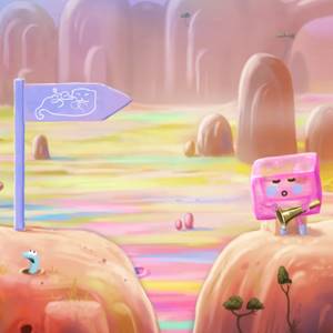 Catie em MeowmeowLand - Arco-íris