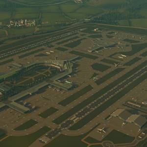 Cities Skylines Airports A vista Aérea