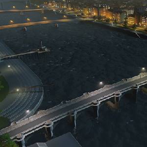 Cities Skylines Content Creator Pack Bridges & Piers Ponte de Duas Faixas Europeia