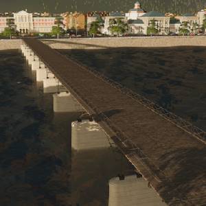 Cities Skylines Content Creator Pack Bridges & Piers Ponte para Pedestres Europeia
