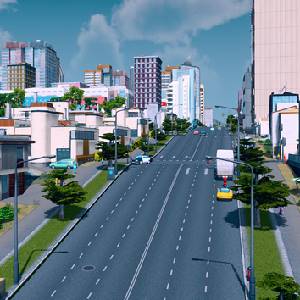 Cities Skylines Relaxation Station Estrada de Seis Faixas