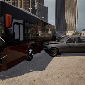 City Bus Simulator 2026 - Acidente de Carro