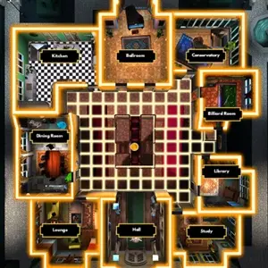 Clue/Cluedo: Classic Edition - Cômodos