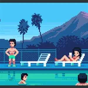 Coloring Game: Studio - À Beira da Piscina