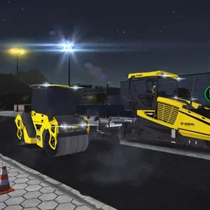 Construction Simulator 3 - Compactación del asfalto
