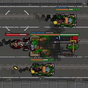 Ataque inimigo na estrada