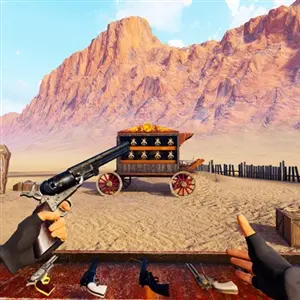 Cowboy Duel Red Wild West Massacre - Campo de tiro