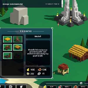 Creo God Simulator - Menu de Construção