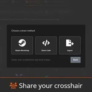 Crosshair X - Método de Compartilhamento