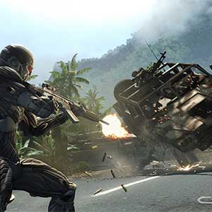 Crysis Atirando em Pneus Inimigos